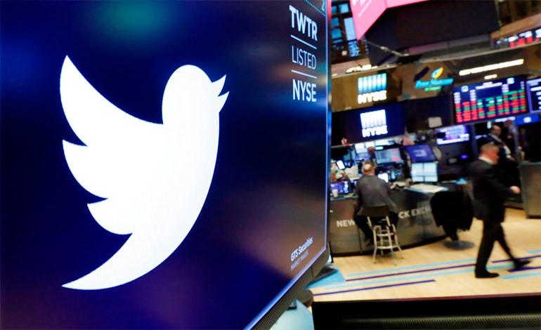 Acciones de Twitter caen 15,5 por ciento, por baja de usuarios
