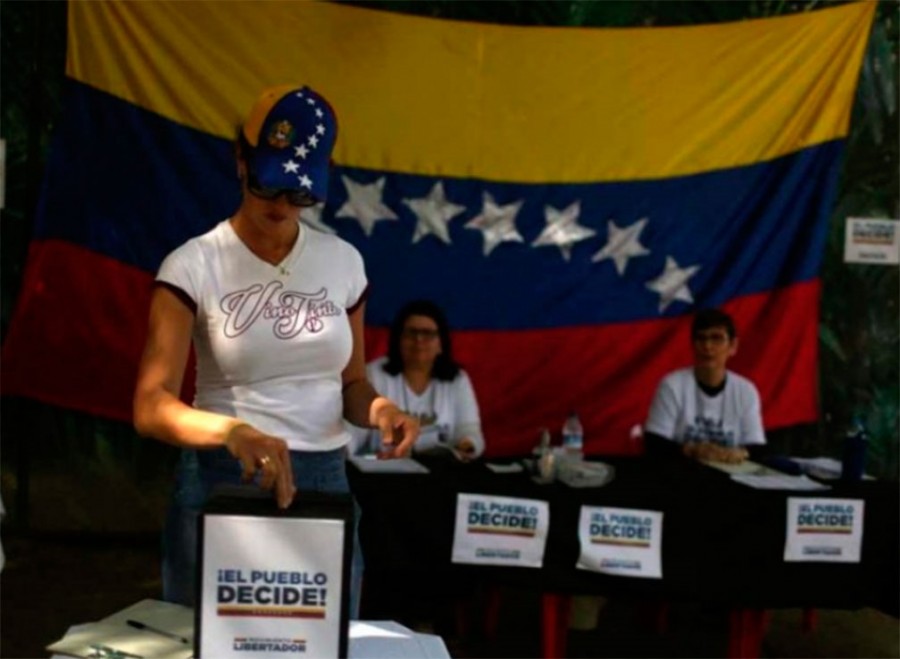Termina jornada de consulta contra Constituyente de Maduro en Venezuela