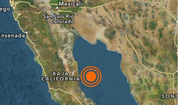Se registra sismo en Baja California
