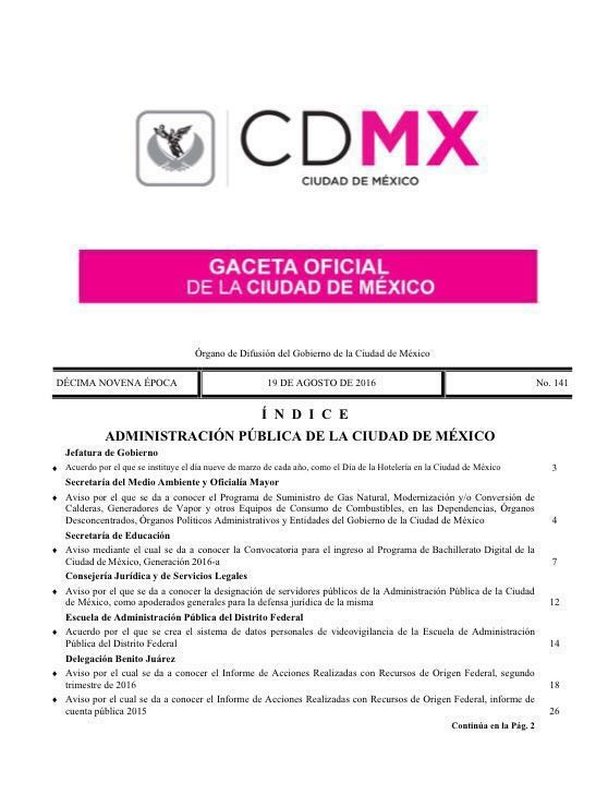 Instituyen dÃ­a de la hotelerÃ­a