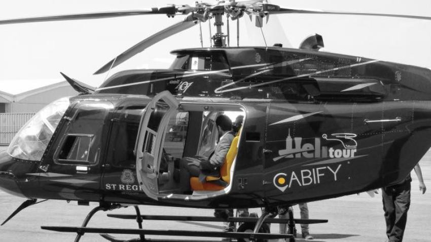 Viajes en helicóptero una realidad en la CdMx