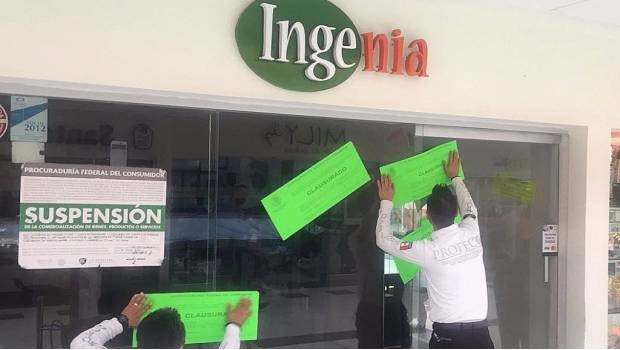 Profeco clausura 12 sucursales de Ingenia Muebles en lo que va del 2017