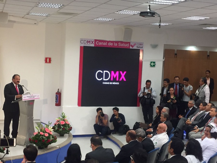 Presenta Mancera el Canal de la Salud