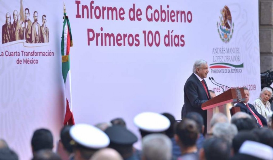 Presenta AMLO resultados de sus primeros 100 días de labores