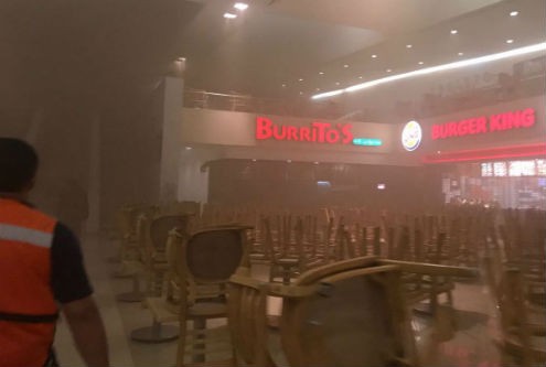 Incendio en Plaza Satélite