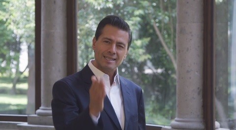 PeÃ±a Nieto realiza informe virtual