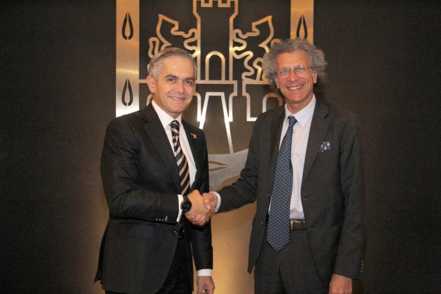 Dialogan Mancera y el embajador de Italia en México