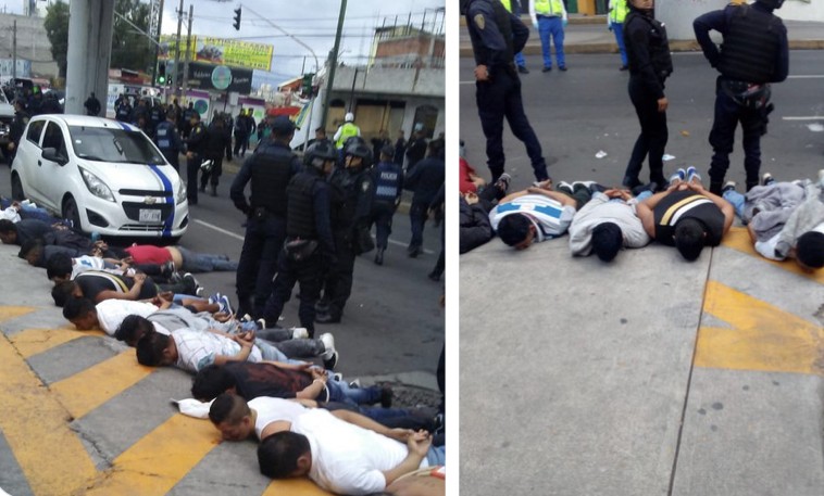 Indagan a 28 detenidos con armas y droga en Tláhuac