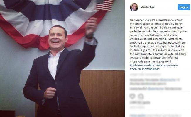 Alan Tacher recibe ciudadanía estadounidense