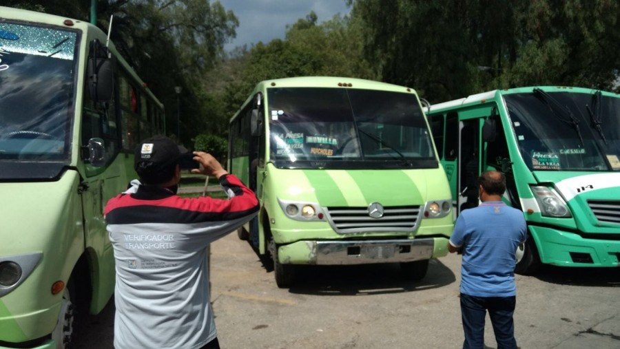 Remiten al corralón a unidades de la Ruta 64 por violar sanción