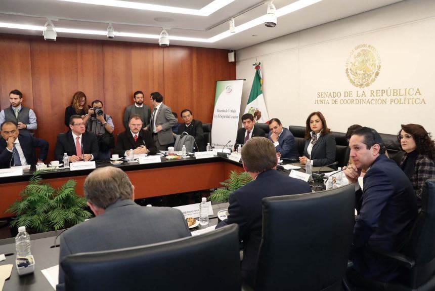 En el Senado de la República respaldan gobernadores Ley de Seguridad Interior
