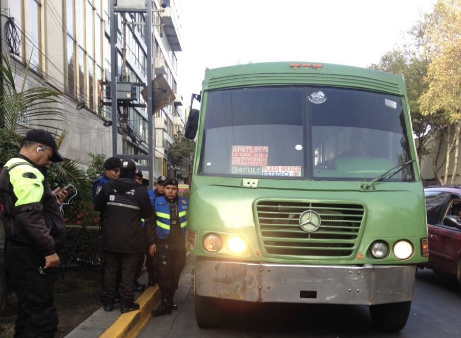 Semovi sanciona 36 unidades de transporte público en la CDMX