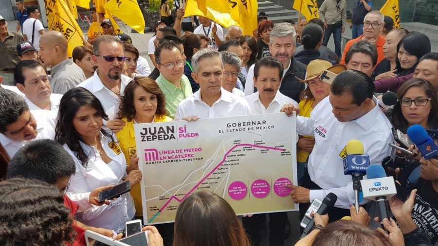 Anuncia Zepeda ampliación de Línea 4 hasta Ecatepec
