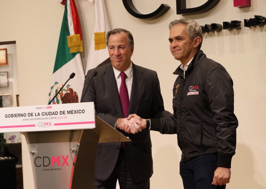 Asegurados más de mil 600 mdp del Fonden para Reconstrucción de la CDMX: Mancera