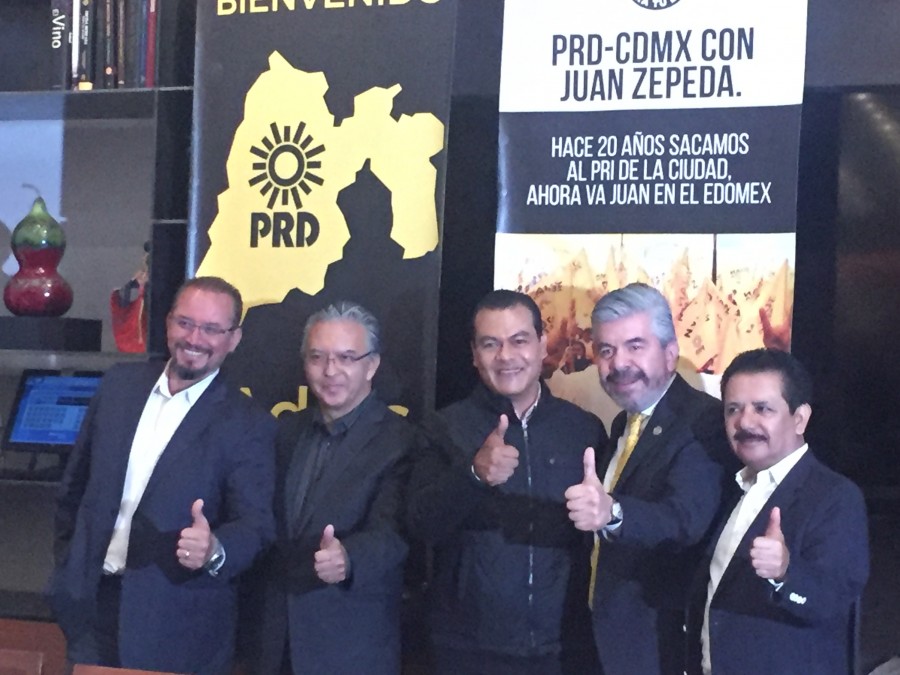 Respalda PRD de la CdMx a Juan Zepeda
