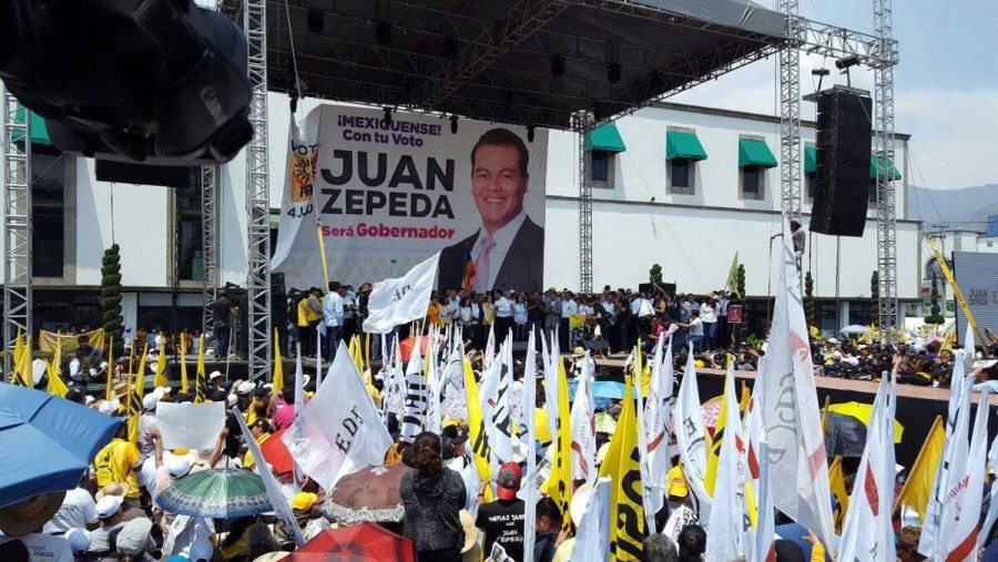 Juan Zepeda cierra campaña en Ecatepec; reitera no declinar por Morena
