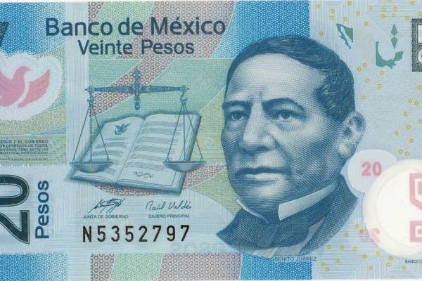 En diciembre sale de circulación el billete de 20 pesos; habrá nueva moneda