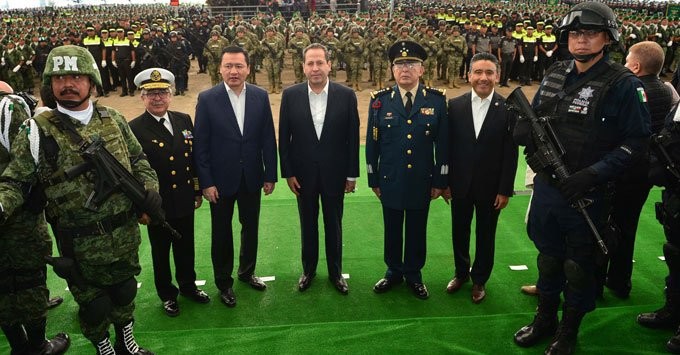 Despliegan 3 mil elementos de fuerza federal en municipios del Estados de México
