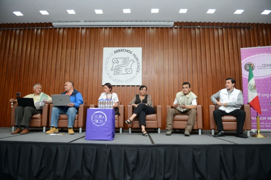 Emplazan damnificados del S19 a CDHDF a que defienda derechos de los afectados