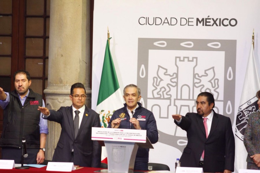 Instalan Comisión de Reconstrucción CDMX