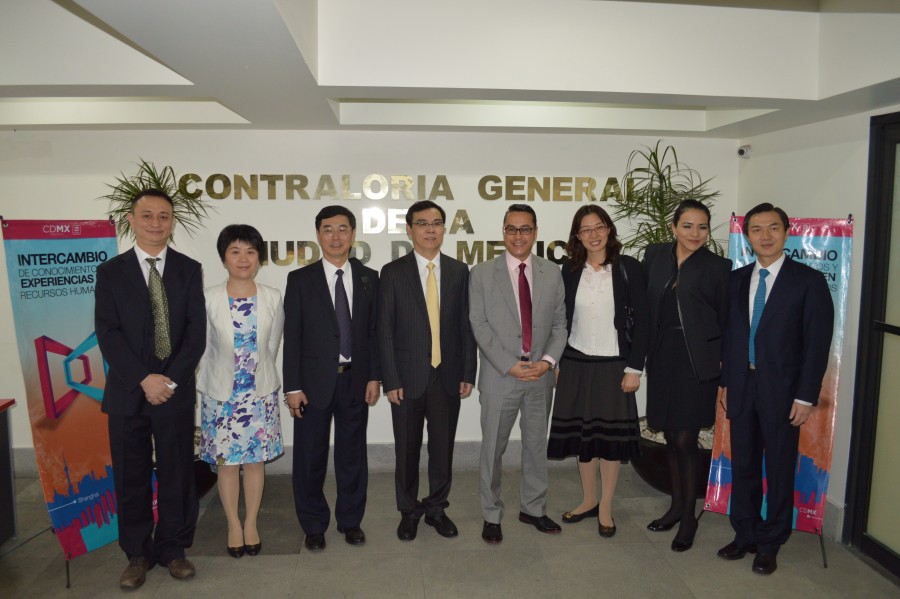 Recibe Contraloría CdMx a delegación china