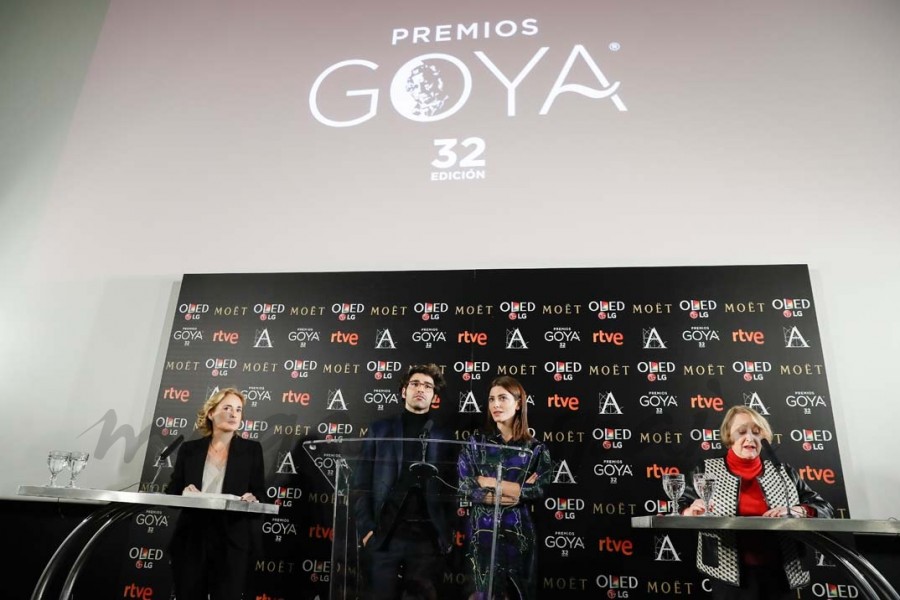 Dan a conocer a los nominados para los premios Goya 2018