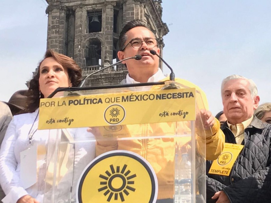 Luna llama al PRD a defender la Constitución de la CDMX