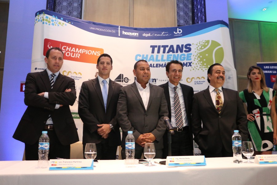 Presentan Titans Challenge, importante torneo de Tenis en la CdMx