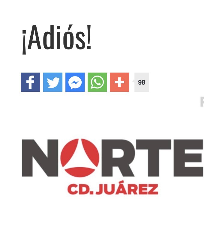 Periódico Norte Digital de Chihuahua decide desaparecer por inseguridad