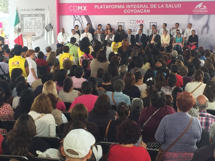 Anuncia Mancera Plataforma Integral de Salud en la CdMx