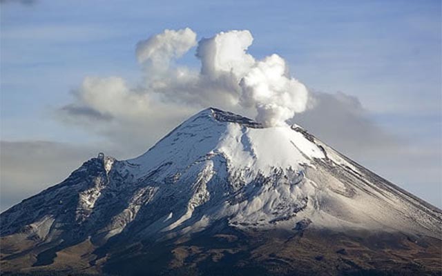 El Popo continua en Fase 2 por exhalaciones en últimas horas