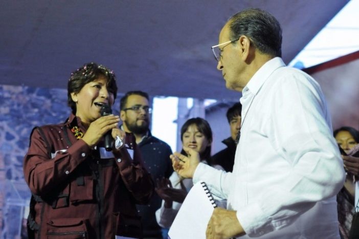 Delfina Gómez recibe propuesta de Solalinde para atención de migrantes