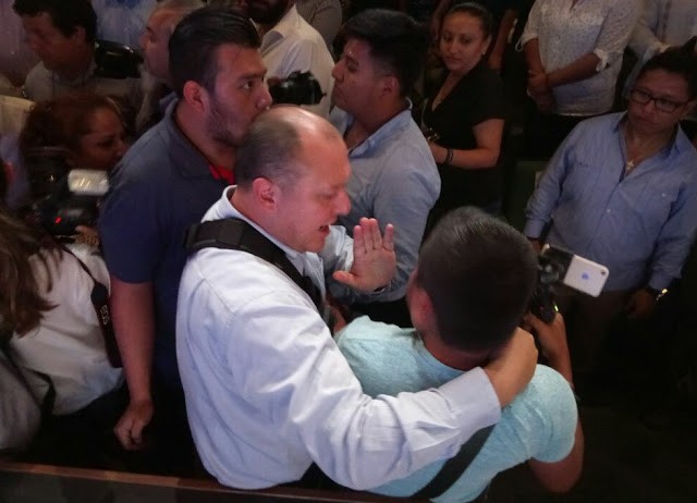Guardaespaladas de Moreno Valle agreden a periodista en Chiapas