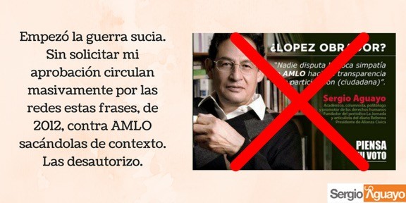 Intelectuales se deslindan de campaña contra AMLO