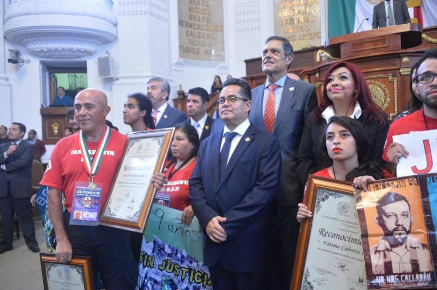 Otorga ALDF presea a defensores de Derechos Humanos