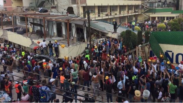 Aumenta la cifra de muertos del Colegio Enrique Rébsamen