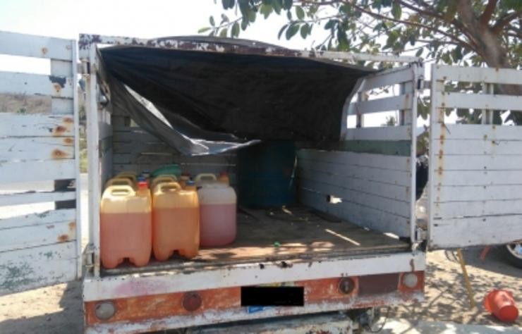 Recuperan más de dos mil litros de combustible robado en el Edomex