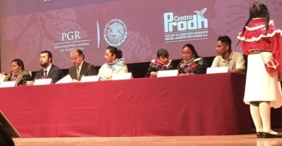 PGR ofrece disculpa pública a las indígenas Jacinta, Alberta y Teresa tras purgar pena ilegal