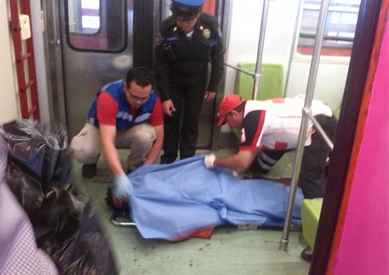 Imprudencia le costó la vida a un sujeto en el Metro