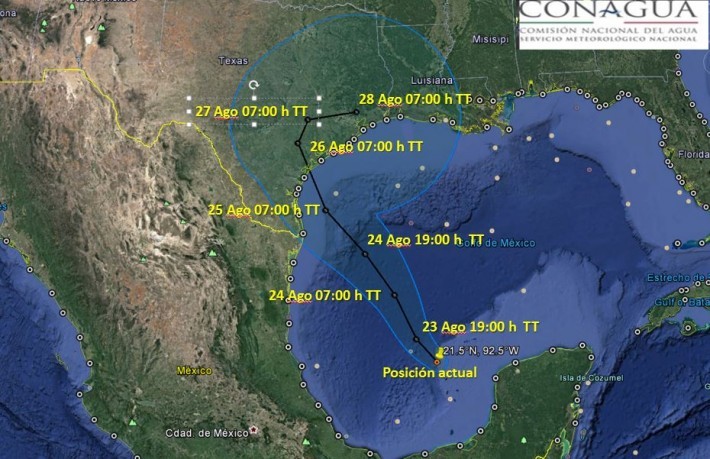 Harvey recupera fuerza y se convierte a depresión tropical