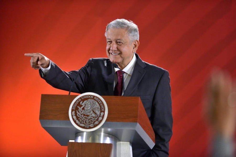 Llega AMLO a primer informe de gobierno con aprobación del 67% de acuerdo a El Financiero