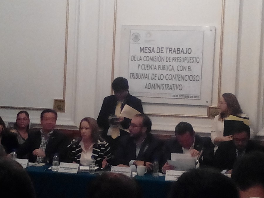 Comparece titular del Tribunal de lo Contencioso Administrativo