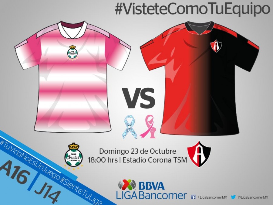 Atlas enfrenta juego crucial ante Santos