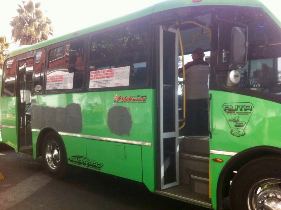 Sanciona Semovi 558 unidades de transporte público de la CDMX