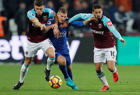 West Ham empata 1-1 contra Leicester City