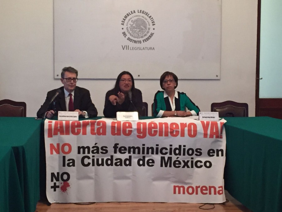 Presentan en ALDF el mapa de feminicidios