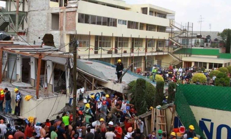 Peritajes determinan la causa del colapso del Colegio Enrique Rébsamen