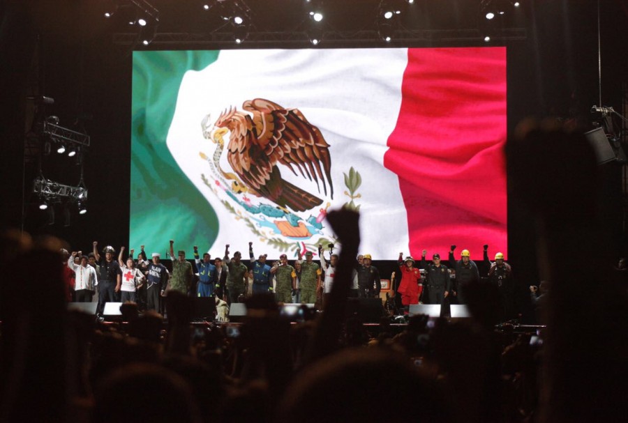 Se reúnen 170 mil capitalinos durante concierto CDMX en solidaridad por México