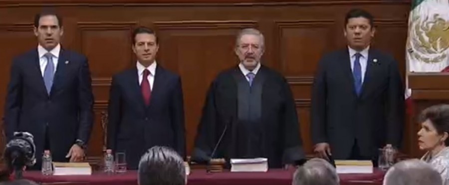 Rinde informe de Labores 2016 Luis María Aguilar presidente de SCJN