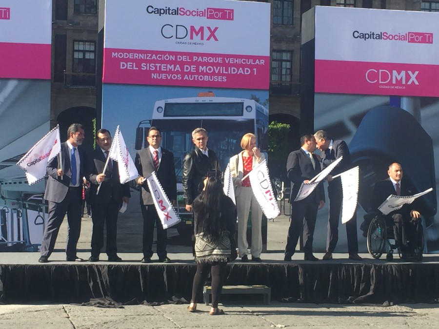 Entrega GobCdMx parque vehicular modernizado